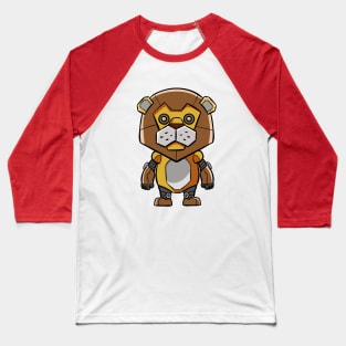 Leo Robotic Zodiac Sign Baseball T-Shirt